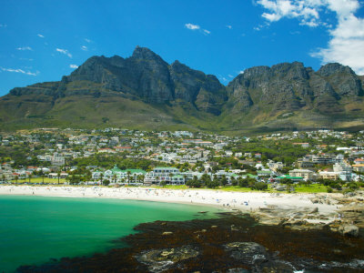 Camps Bay, Western Cape, South Africa by Roger De La Harpe Pricing Limited Edition Print image