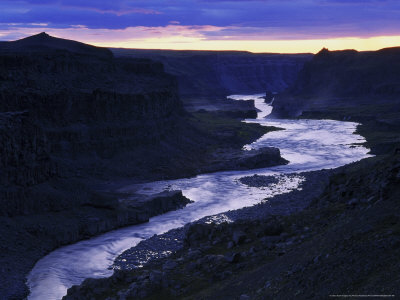 Jokulsa A Fjollum River by Richard Packwood Pricing Limited Edition Print image