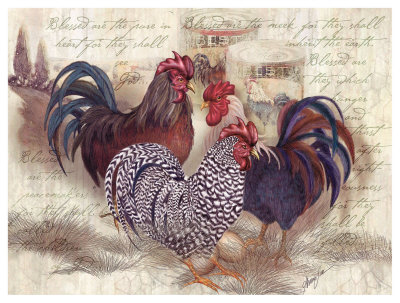 Rooster Trinity by Alma Lee Pricing Limited Edition Print image