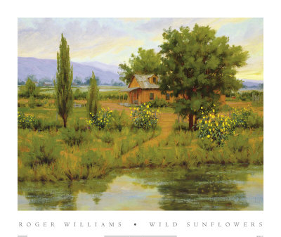 Wild Sunflowers by Roger Williams Pricing Limited Edition Print image