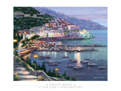 Amalfi Night by S. Sam Park Pricing Limited Edition Print image
