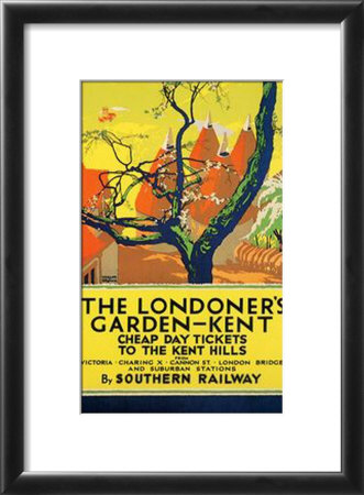 The Londoner's Garden Kent Southern Railway by Gregory Brown Pricing Limited Edition Print image