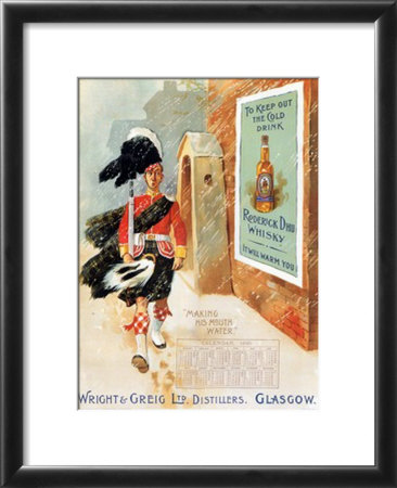 Roderick Dhu Whisky by Tom Browne Pricing Limited Edition Print image