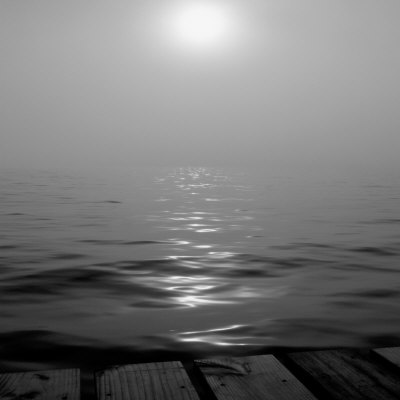 Pier In Fog by Ruth Burke Pricing Limited Edition Print image