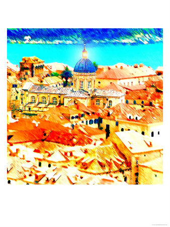 Old Town, Dubrovnik by Tosh Pricing Limited Edition Print image