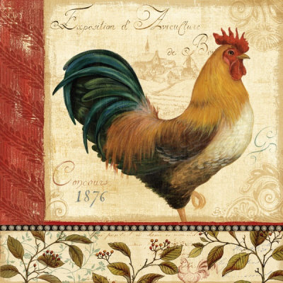 Majestic Rooster I by Daphne Brissonnet Pricing Limited Edition Print image