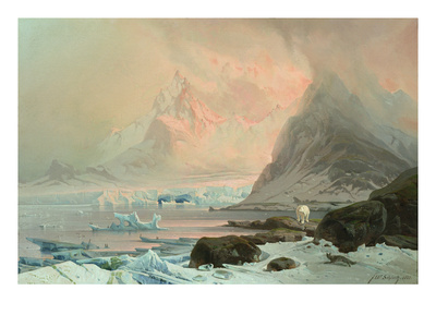Summer's Night, Spitsbergen, 1881 by Franze Wilhelm Schiertz Pricing Limited Edition Print image