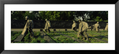 Statues Of Army Soldiers In A Park, Korean War Veterans Memorial, Washington Dc, Usa by Panoramic Images Pricing Limited Edition Print image