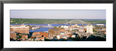 Aerial View Of Dubuque, Iowa, Usa by Panoramic Images Pricing Limited Edition Print image