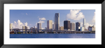 Buildings At The Waterfront, Miami, Florida, Usa by Panoramic Images Pricing Limited Edition Print image