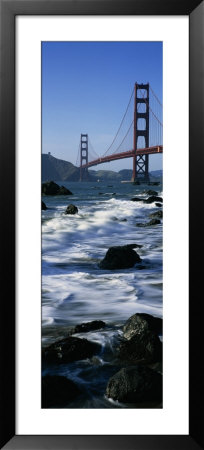 Golden Gate Bridge, Baker Beach, San Francisco, California, Usa by Panoramic Images Pricing Limited Edition Print image