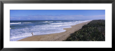 Fishing On Playalinda Beach, Canaveral National Seashore, Atlantic Ocean, Titusville, Florida, Usa by Panoramic Images Pricing Limited Edition Print image