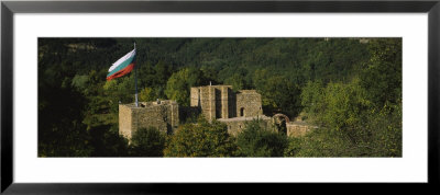 Bulgarian Flag Fluttering On A Castle, Tsarevets Hill, Veliko Tarnovo, Bulgaria by Panoramic Images Pricing Limited Edition Print image
