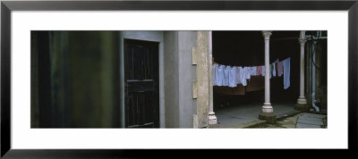 Laundry Hanging On A Clothesline, Larnach Castle, Dunedin, Otago Region, South Island, New Zealand by Panoramic Images Pricing Limited Edition Print image
