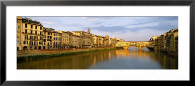 Bridge Across Ponte Vecchio, Arno River, Florence, Tuscany, Italy by Panoramic Images Pricing Limited Edition Print image