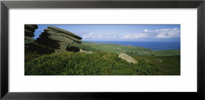 Rocks On A Landscape, Zennor, Cornwall, England by Panoramic Images Pricing Limited Edition Print image