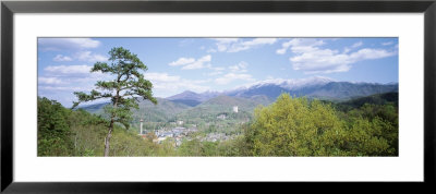 Houses In A Valley, Gatlinburg, Tennessee, Usa by Panoramic Images Pricing Limited Edition Print image