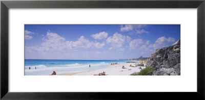 Tourist On The Beach, Cancun, Mexico by Panoramic Images Pricing Limited Edition Print image