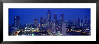 Skyscrapers, Singapore by Panoramic Images Pricing Limited Edition Print image