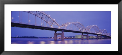 Bridge Over A River, Centennial Bridge, Davenport, Iowa, Usa by Panoramic Images Pricing Limited Edition Print image