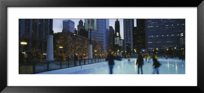 Millennium Park Ice Skating Rink, Grant Park, Chicago, Illinois, Usa by Panoramic Images Pricing Limited Edition Print image