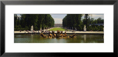 Fountain In A Garden, Versailles, France by Panoramic Images Pricing Limited Edition Print image