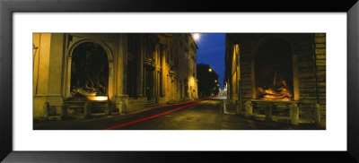 Buildings Along A Road, Rome, Italy by Panoramic Images Pricing Limited Edition Print image