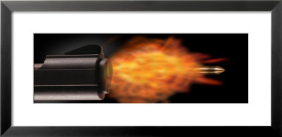 Gun Firing A Bullet by Panoramic Images Pricing Limited Edition Print image