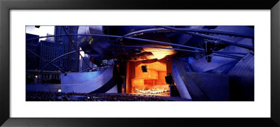 Pritzker Pavilion, Millennium Park, Chicago, Illinois, Usa by Panoramic Images Pricing Limited Edition Print image