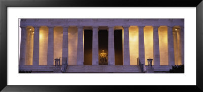 Facade Of The Lincoln Memorial, Washington D.C., Usa by Panoramic Images Pricing Limited Edition Print image