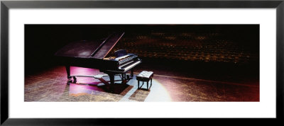 Grand Piano On A Concert Hall Stage, University Of Hawaii, Hilo, Hawaii, Usa by Panoramic Images Pricing Limited Edition Print image