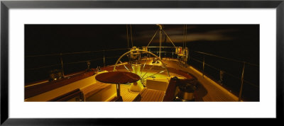 Yacht Cockpit At Night, Caribbean by Panoramic Images Pricing Limited Edition Print image