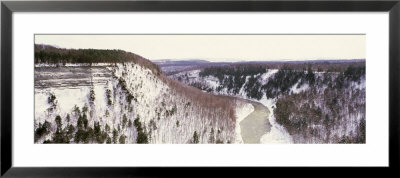 River Flowing Through A Valley, Genesee River, Letchworth State Park, New York State, Usa by Panoramic Images Pricing Limited Edition Print image