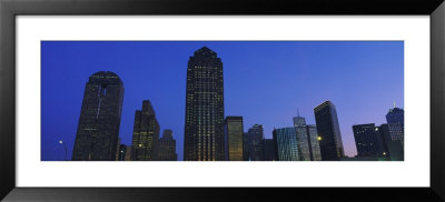 Buildings At Dusk, Dallas, Texas, Usa by Panoramic Images Pricing Limited Edition Print image