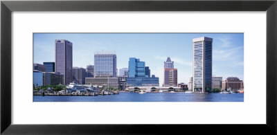 Skyscrapers Along The Inner Harbor, Baltimore, Maryland, Usa by Panoramic Images Pricing Limited Edition Print image