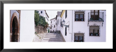Buildings Along A Street, Albacin, Granada, Spain by Panoramic Images Pricing Limited Edition Print image