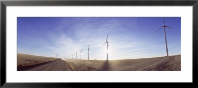 Wind Turbine In The Arid Landscape, Lamar, Colorado, Usa by Panoramic Images Pricing Limited Edition Print image