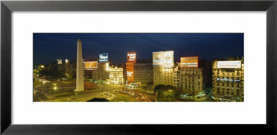 Obelisk At Night, Buenos Aires, Argentina by Panoramic Images Pricing Limited Edition Print image