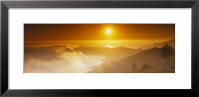 Reflection Of Sun In Water, Point Benito, California, Usa by Panoramic Images Pricing Limited Edition Print image