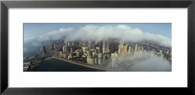Clouds Over A City, Chicago, Illinois, Usa by Panoramic Images Pricing Limited Edition Print image