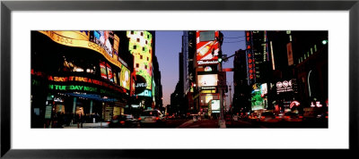 Traffic On A Road, Times Square, New York, Usa by Panoramic Images Pricing Limited Edition Print image