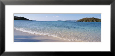 Waves Breaking On The Beach, Hawksnest Bay, St. John, Us Virgin Islands by Panoramic Images Pricing Limited Edition Print image