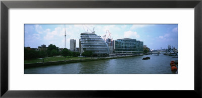Buildings On The Waterfront, London, England by Panoramic Images Pricing Limited Edition Print image