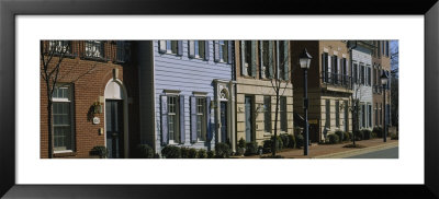 Row Of Houses In A Town, Alexandria, Virginia, Usa by Panoramic Images Pricing Limited Edition Print image