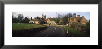 Houses Along A Road, Penhurst, Kent, England by Panoramic Images Pricing Limited Edition Print image