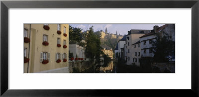 Buildings Along A River, Alzette River, Grund District, Luxembourg City, Luxembourg by Panoramic Images Pricing Limited Edition Print image