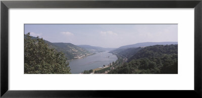 Bridge Over The Rhine River, Lorch, Bacharach, Germany by Panoramic Images Pricing Limited Edition Print image