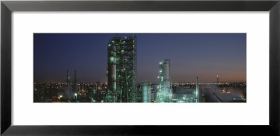 Oil Refinery Illuminated At Night, Los Angeles, California, Usa by Panoramic Images Pricing Limited Edition Print image