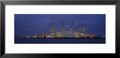 Dome Lit Up At Dusk, Millennium Dome, Greenwich, London, England by Panoramic Images Pricing Limited Edition Print image