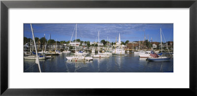 Sailboats In The Sea, Camden, Maine, Usa by Panoramic Images Pricing Limited Edition Print image
